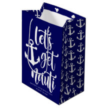 おしゃれで面白い海のテーマのバチェロレッテパーティーグッズ - 「Let's Get Nauti」