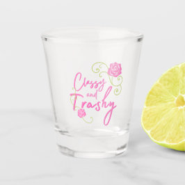 おしゃれとくだらなさ満載のピンクのバラ ショットグラス