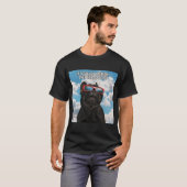 おしゃれと呼ばれる面白い犬 Tシャツ (正面フル)