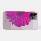 おしゃれなかわいいデイジー 花 お名前入り Case-Mate iPhoneケース (裏面(横))