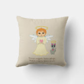 おしゃれなかわいい天使 クッション (裏面)