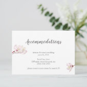 おしゃれなさくら 日本の桜の宿泊施設 エンクロージャーカード (スタンド正面)