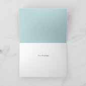 おしゃれなひよこ＆鶏のポストカード（5 x 7）あらゆるシーンに サンキューカード (内部)