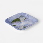 おしゃれなアジサイ ペーパープレート (傾斜あり)