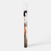 おしゃれなアライグマ iPhone 16ケース (左側面)