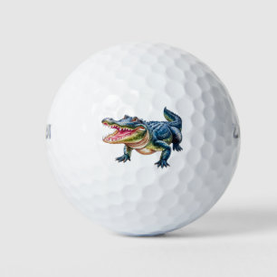 おしゃれなアリゲーター・クロコダイル動物 ゴルフボール