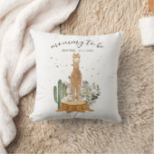 おしゃれなアルパカのママ 妊婦さん クッション (ブランケット)