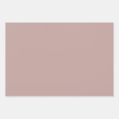 おしゃれなアースカラーシリーズ サンド クリーム モーブ 単色 ラッピングペーパーシート (正面3)