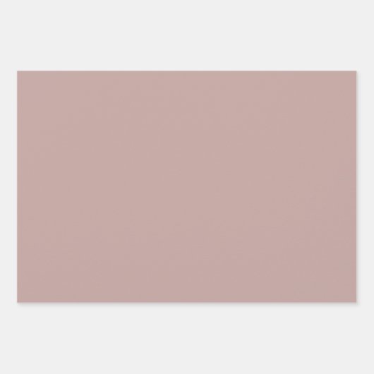 おしゃれなアースカラーシリーズ サンド クリーム モーブ 単色 ラッピングペーパーシート (正面3)