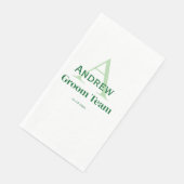 おしゃれなイニシャル グルーム チーム グルームズメン (コーナー)