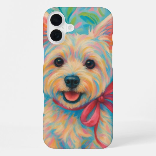 おしゃれなウェスティ iPhoneケース (裏面)