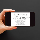 おしゃれなウェディングアフターパーティー 招待状