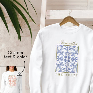 おしゃれなエレガントなハッピーウェディングパーティー スウェッター スウェットシャツ