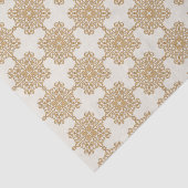 おしゃれなエレガントゴールドバロック装飾パターン 薄葉紙 (詳細)