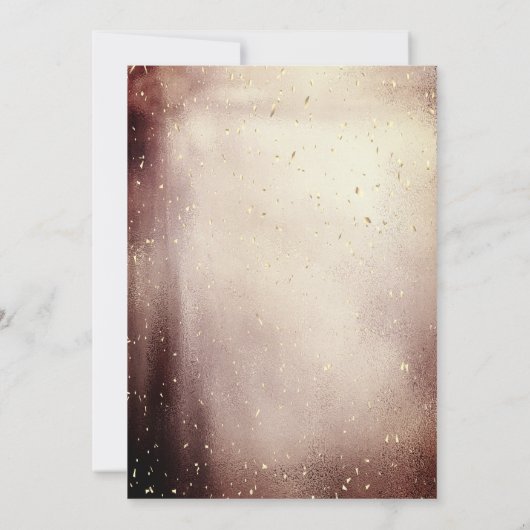 おしゃれなエレガントドレス 18歳の誕生日パーティー 招待状 (裏面)