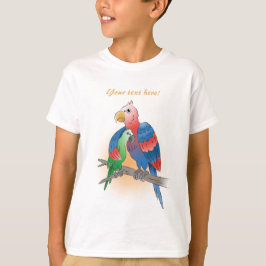 おしゃれなオウムの母の日ギフト Tシャツ