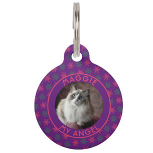 おしゃれなオリジナル 猫パパ ギフト クリスマス ペット ネームタグ