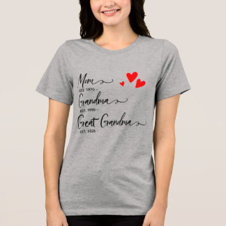 おしゃれなオーダーメイド 年 ママ ばば おばあば Tシャツ