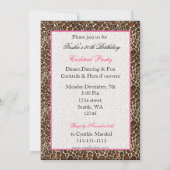 おしゃれなカクテルパーティーの招待状 招待状 (裏面)