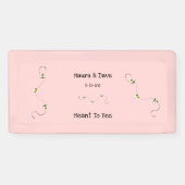 おしゃれなカスタマイズテキスト 横断幕 (横)