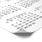 おしゃれなカップル写真と名前 2020 カレンダー ポスター (角)