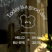 おしゃれなカフェ用ウィンドウクリング ウィンドウサイン