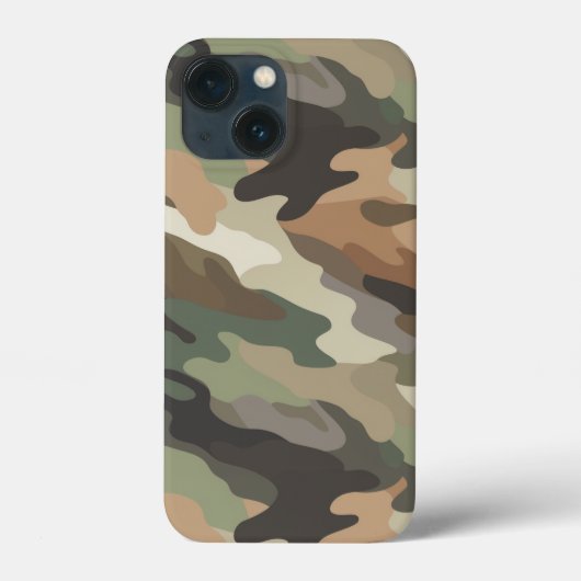 おしゃれなカモフラージュデザインの保護 Case-Mate iPhoneケース (裏面)
