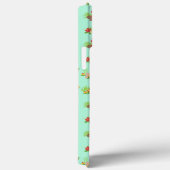 おしゃれなカラフルな花の植物学的なパターン Case-Mate iPhoneケース (裏面 / 右)
