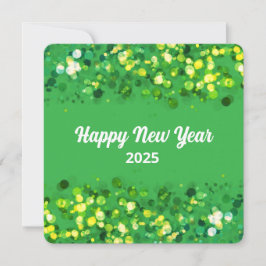 おしゃれなカラフルグリッターカスタムテキスト シーズンカード