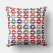 おしゃれなカラフルリップ #6 クッション (裏面)