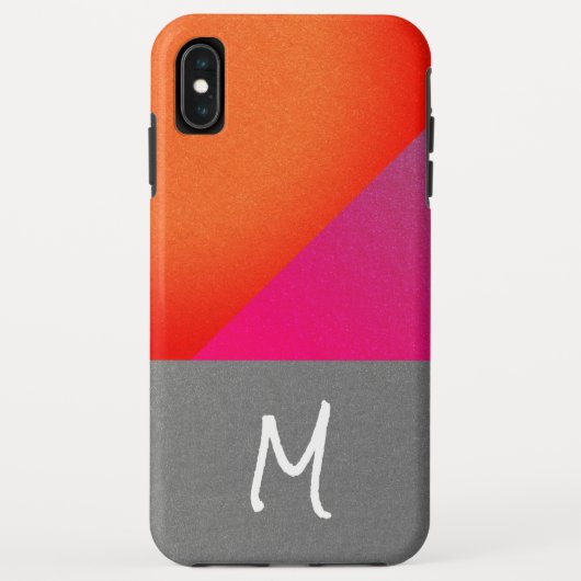 おしゃれなカラーブロックデザイン Case-Mate iPhoneケース (裏面)