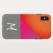 おしゃれなカラーブロックデザイン Case-Mate iPhoneケース (裏面(横))