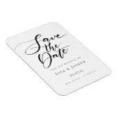 おしゃれなカレンダー - Save the Date マグネット (右側)
