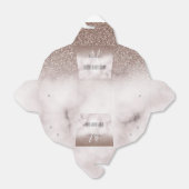 おしゃれなガーリーな輝きの紫色のマーブル模様のイニシャルロゴ フェイバーボックス (折り畳みなし)