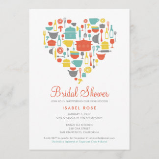 おしゃれなキッチン ブライダルシャワー 招待状