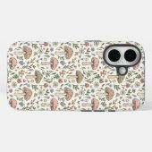 おしゃれなキノコのシームレス模様 Case-Mate iPhoneケース (裏面 (横))