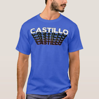 おしゃれなキャッスル レトロ ビンテージ サンセット キャッスル 80年代風 Tシャツ