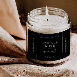 おしゃれなキャンドル製品ラベルステッカー 業務用タグ 長方形シール