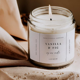 おしゃれなキャンドル製品ラベルステッカー 業務用タグ 長方形シール