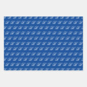 おしゃれなクラシックカリグラフィーイニシャルセット ラッピングペーパーシート (正面3)