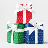 おしゃれなクラシックカリグラフィーイニシャルセット ラッピングペーパーシート