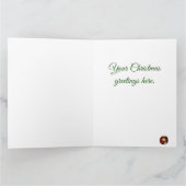 おしゃれなクリスマスオーナメント カード (内部)