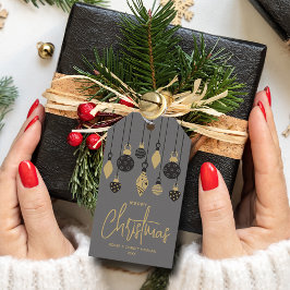 おしゃれなクリスマスオーナメント ギフトタグ