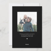 おしゃれなクリスマスカード　写真を貼れるタイプ　編集可能 シーズンカード (裏面)