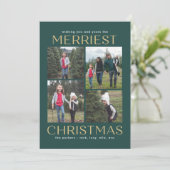おしゃれなクリスマスカード　写真を貼れるタイプ　編集可能 シーズンカード (スタンド正面)