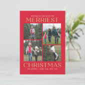 おしゃれなクリスマスカード 写真編集可能 シーズンカード (スタンド正面)