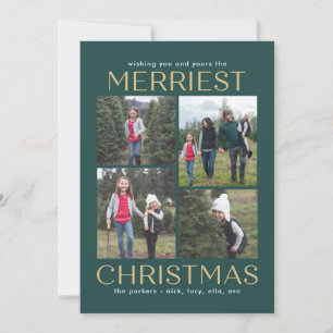 おしゃれなクリスマスカード 写真編集可能 シーズンカード