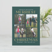 おしゃれなクリスマスカード　写真編集可能　ベリーべリースイート シーズンカード (スタンド正面)