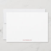 おしゃれなクリスマスツリーパーティー招待状 招待状 (裏面)