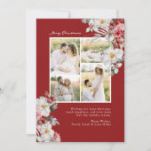 おしゃれなクリスマスホリデーカード(写真コラージュ) シーズンカード (正面)